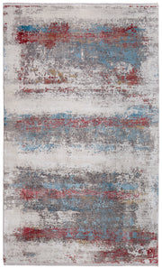 Cadiz Modern Abstract, Gray/Red/Blue