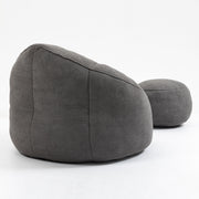 Bedding Bean Bag Sofa Chair High Pressure Foam With Footrest