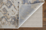 Laina Transitional Gradient & Ombre, Tan/Ivory/Blue