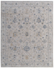 Pasha Transitional Floral & Botanical, Ivory/Taupe/Blue
