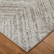 Vancouver Modern Geometric, Ivory/Tan/Brown