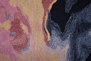 Kawai Modern Abstract, Pink/Blue/Ivory