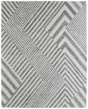 Wallace Modern Geometric, Gray/Ivory