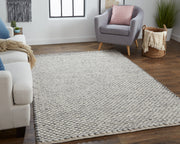 Berkeley Transitional Solid, Gray/Ivory