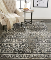 Kano Transitional Distressed, Gray/Ivory/Taupe