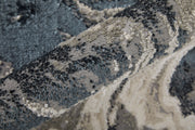 Micah Modern Abstract, Ivory/Black/Taupe