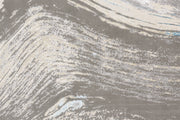 Azure Modern Abstract, Gray/Ivory/Blue