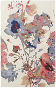 Dafney Transitional Floral & Botanical, Blue/Pink/Gray