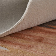 Anya Transitional Abstract, Red/Brown/Orange