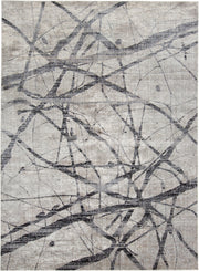 Kano Transitional Abstract, Taupe/Gray/Ivory