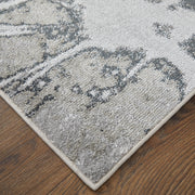 Astra Transitional Abstract, Gray/Silver/Ivory
