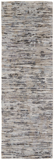 Conroe Modern Abstract, Gray/Blue/Silver