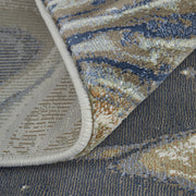 Mandana Modern Abstract, Ivory/Taupe/Blue