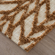 Colton Modern Chevron, Brown/Tan