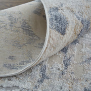 Laina Transitional Abstract, Ivory/Gray/Blue
