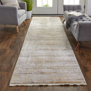 Cadiz Modern Abstract, Taupe/Ivory/Gold