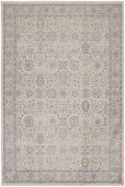 Marquette Transitional Oriental, Gray/Silver/Ivory