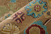 Springfield Traditional Floral & Botanical, Tan/Ivory/Blue