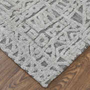 Colton Modern Abstract, Gray/Silver