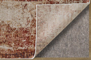 Pearson Modern Abstract, Ivory/Red/Tan
