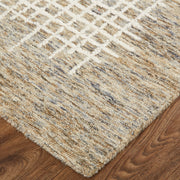 Maddox Transitional Abstract, Tan/Ivory