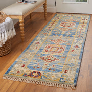 Fillmore Traditional Geometric, Blue/Yellow/Red