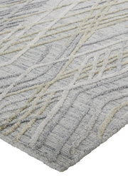 Elias Modern Abstract, Gray/Ivory