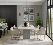 Vancouver Modern Geometric, Ivory/Tan/Brown