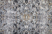 Sarrant Transitional Distressed, Gray/Silver/Ivory