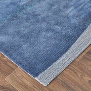 Anya Transitional Abstract, Blue/Ivory