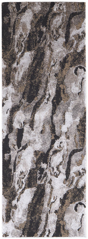 Vancouver Modern Abstract, Ivory/Brown/Taupe