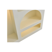 Cielo Bookshelf Alabaster w/ LED Lights