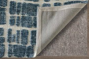 Colton Modern Abstract, Blue/Ivory