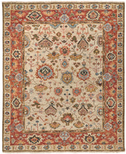 Carrington Traditional Oriental, Ivory/Red/Blue