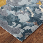 Dafney Transitional Floral & Botanical, Blue/Pink/Gray