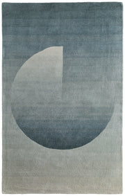 Katya Modern Geometric, Green/Gray