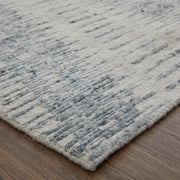 Brighton Modern Abstract, Ivory/Blue/Gray