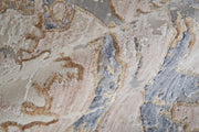 Laina Transitional Abstract, Tan/Blue