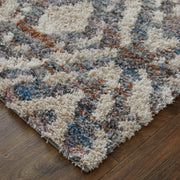 Mynka Transitional Diamond, Ivory/Gray/Taupe