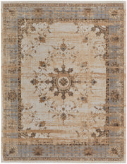 Celene Traditional Bordered, Tan/Brown/Gray