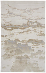 Aura Modern Abstract, Ivory/Tan/Gray