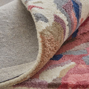 Dafney Transitional Floral & Botanical, Blue/Pink/Gray