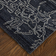 Whitton Modern Abstract, Black/Gray/Ivory