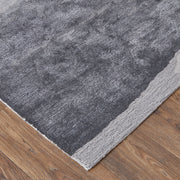Anya Transitional Abstract, Gray/Blue/Ivory