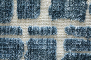 Colton Modern Abstract, Blue/Ivory