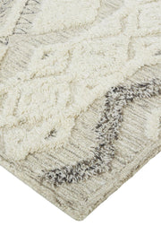 Anica Transitional Geometric, Ivory/Taupe/Gray