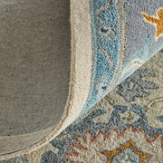Springfield Traditional Floral & Botanical, Blue/Gray/Ivory
