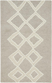 Anica Transitional Geometric, Gray/Ivory