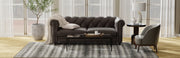 Mackay Transitional Stripes, Gray/Ivory/Black