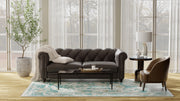 Karina Transitional Floral & Botanical, Green/Ivory